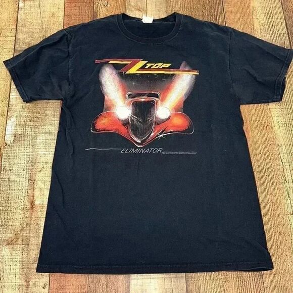 ZZ Top Eliminator 2017 Tower Top Tours T-Shirt - Picture 1 of 7